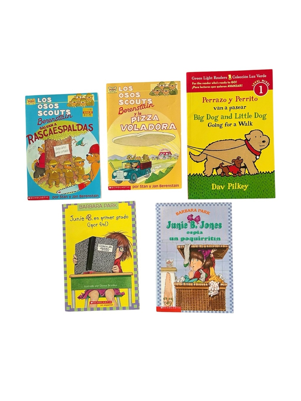 Bundle of 5 Children’s Paperback Books Written in Spanish